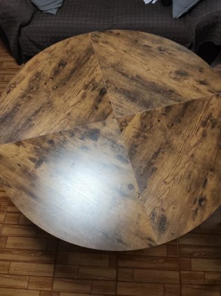 Vendo mesa de comedor redonda de 120 cm de diámetr