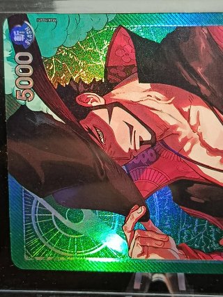 One piece Tcg Mihawk Líder Holografico Artist Edit