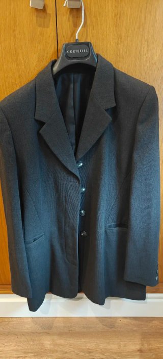 Chaqueta de traje gris hombre