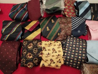Lotto 20  cravatte uomo vintage