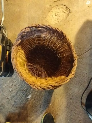 Cestas de mimbre (2 unidades)