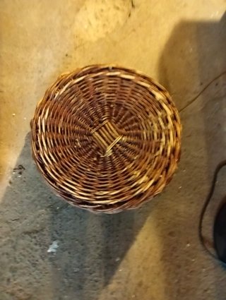 Cestas de mimbre (2 unidades)