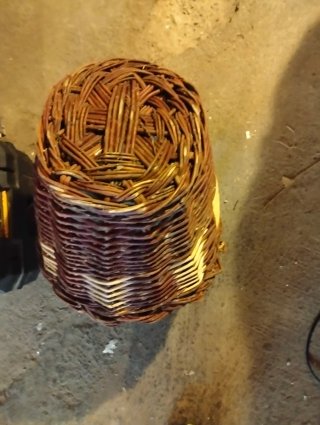 Cestas de mimbre (2 unidades)