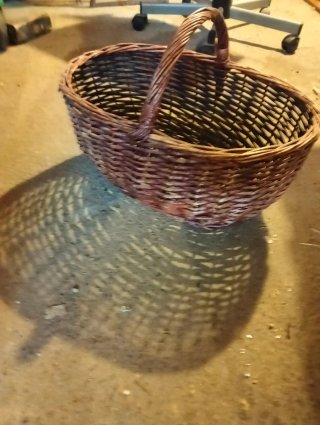 Cestas de mimbre (2 unidades)