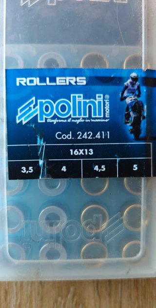 Kit Rodillos Polini 16x13