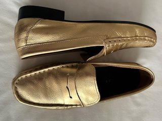 Mocasines Scalpers Piel Dorados