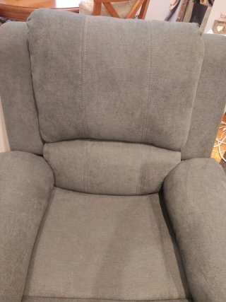 Sillón relax gris tela