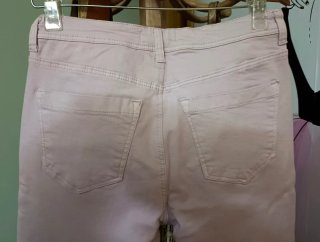 Pantalón Denim Co Morado Talla 38 Elástico