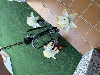 Lámpara de techo con ventilador
