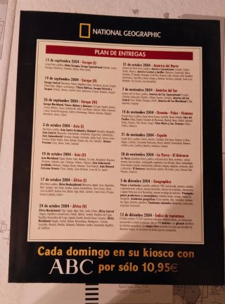 Atlas National Geographic 14 tomos