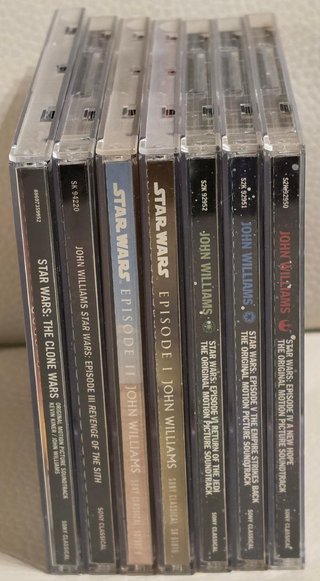 10 CDs Bandas sonoras de Star Wars - John Williams