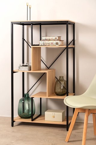 Estantería Metálica y Madera