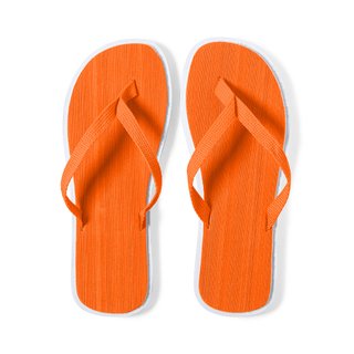 Chanclas rojas para mujer