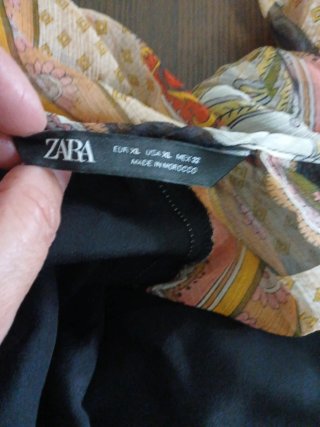 Vestido largo estampado mujer