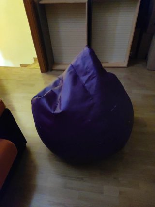 Cama nido con cajones  color madera y morado