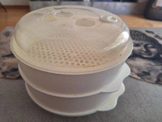 Vaporera microondas cocina al vapor