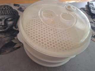 Vaporera microondas cocina al vapor