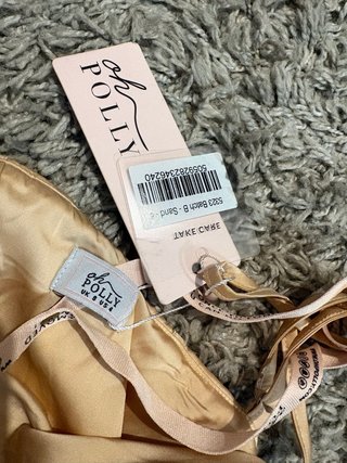 Vestido OHPOLLY dorado con pedrería