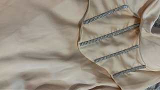 Vestido OHPOLLY dorado con pedrería