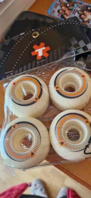 Ruedas sin estrenar Monopatín Set 4 55mmx30mm
