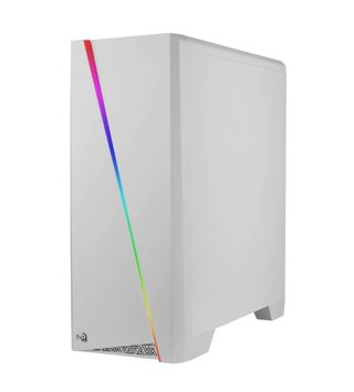 Caja ATX Aerocool Cyclon Blanca LED Frontal