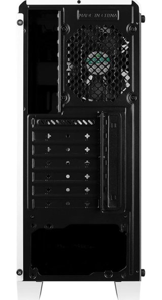 Caja ATX Aerocool Cyclon Blanca LED Frontal