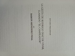 Libro el cantar del mío cid