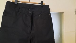 Pantalón moto mujer negro