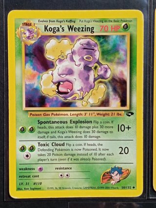 Carte Pokémon Gym Challenge - Set 9 Carte