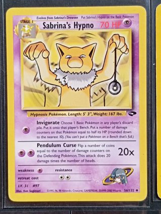 Carte Pokémon Gym Challenge - Set 9 Carte