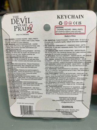 Portachiavi scarpe tacco rosse “diavolo veste Prad