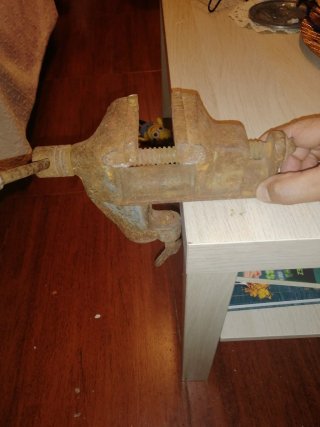 Torno de mesa restaurado