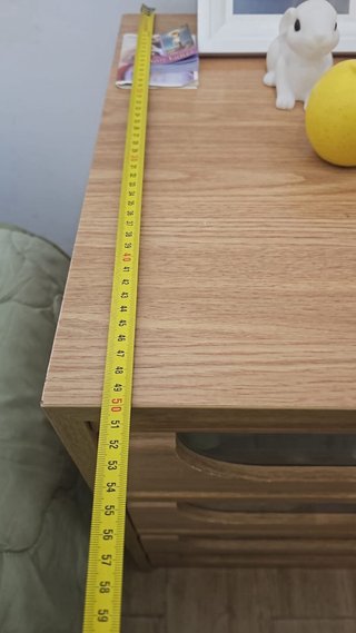 Cajonera madera y cristal 90x70