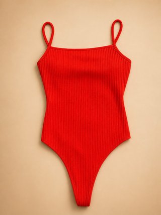 Body Bershka Rojo