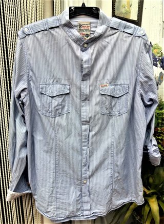 Camisa Springfield Rayas Cuello Mao T XL