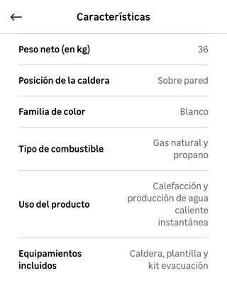 Caldera Vaillant ecoTEC pro gas natural