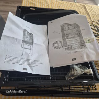 Jaula Desmontada grande para pájaros