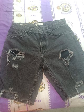 Vaqueros cortos Pull&Bear desgastados