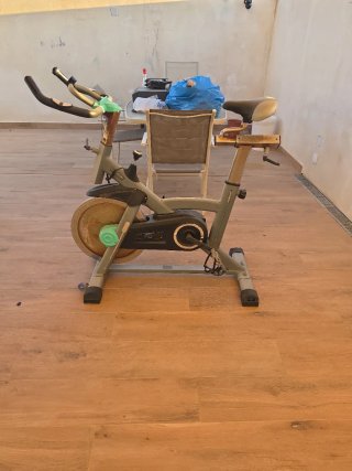 Bicicleta Estática Gris