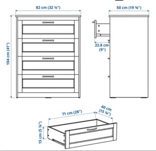 Cómoda Ikea Blanca
