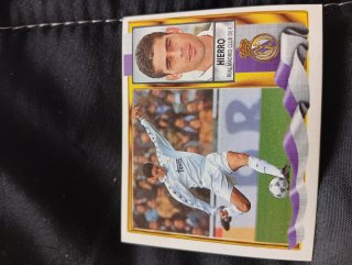 Cromos Real Madrid Hierro e Illgner