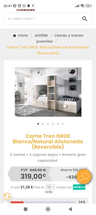 Cama infantil precio solo junio!!