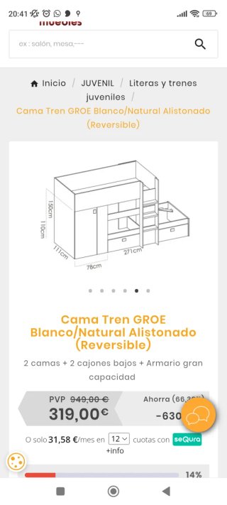 Cama infantil precio solo junio!!
