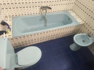 Conjunto Baño Vintage Azul