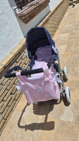 Conjunto Cuna, Carro y Trona para Muñecas