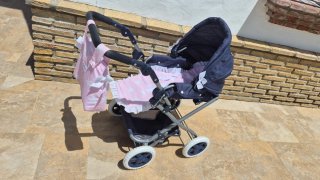 Conjunto Cuna, Carro y Trona para Muñecas