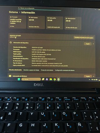 Portátil Dell Latitude 7390 i7 Negro