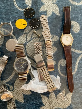 Lott di orologi di marca: Citizen, Seiko, Lotus...