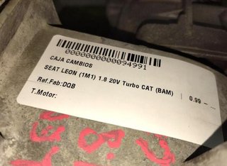 Caja cambios seat dqb leon 1.8 20v turbo cat 94991