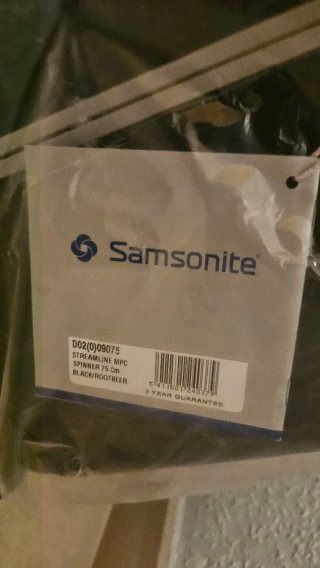 Maleta Samsonite Negra 75cm NUEVA